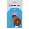 MSW Mounts & Handlebar Accessories|Dimension Woodpecker Bell (Wood Grain)