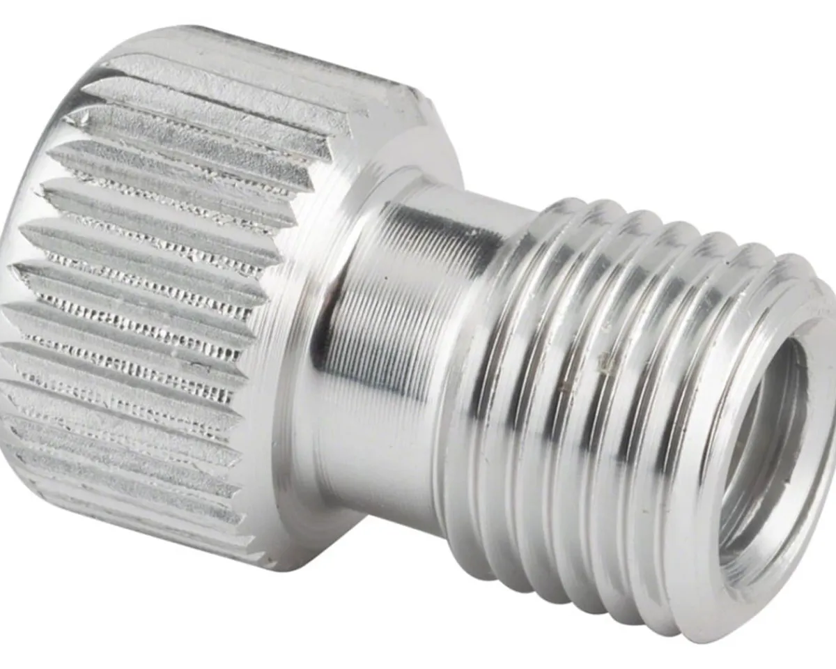 MSW Wheels & Parts|Tire & Tube Accessories|Presta Valve Adapters (Silver) (Presta to Schrader) (Card of 12)