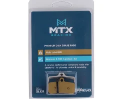 MTX Braking Brakes|Holiday Shopping|Gold Label HD Disc Brake Pads (Ceramic) (Shimano Deore XT/Saint) (1 Pair)