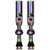 Muc-Off Tubeless Tire Tools|Tubeless Accessories|Big Bore Hybrid Tubeless Valves (Iridescent) (Pair) (Small) (30mm)