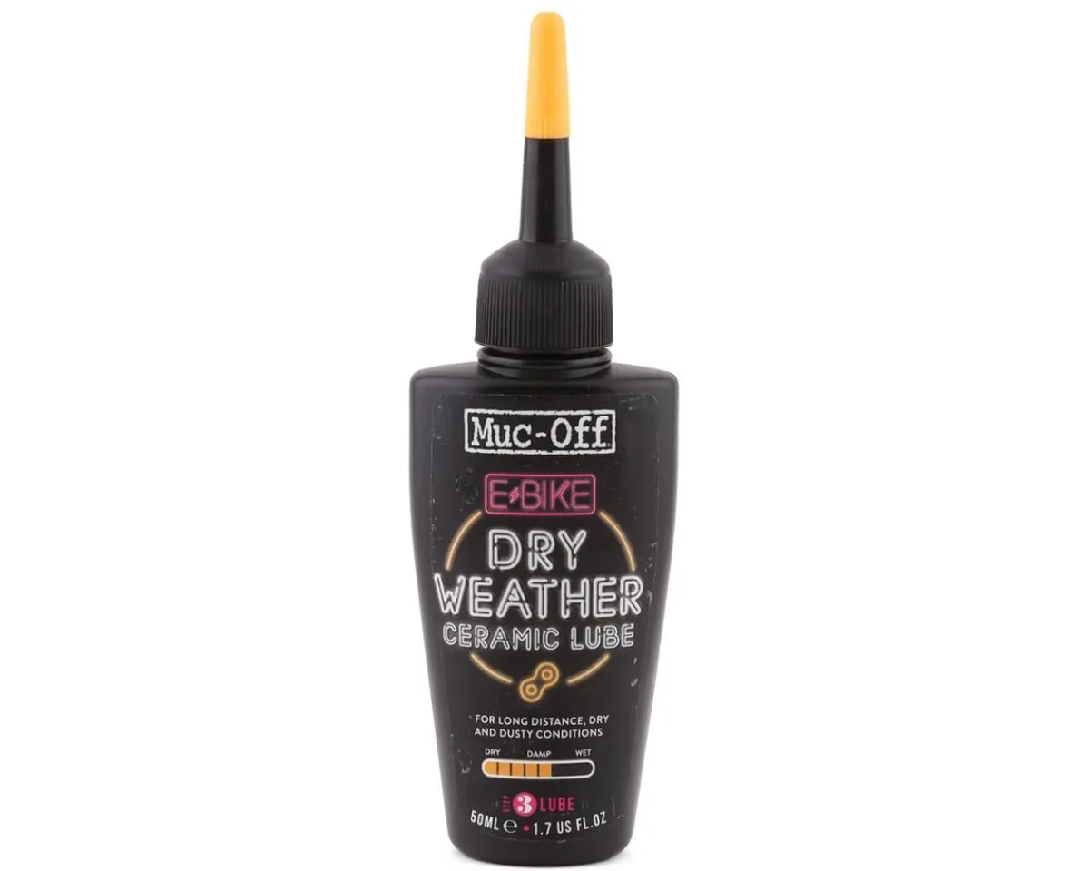 Muc-Off Lubes, Greases, & Oils|Chains & Accessories|E-Bike Dry Weather Ceramic Chain Lube (50ml)