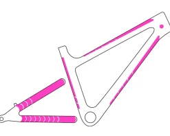 Muc-Off Frame Protection & Decals|Frame Protection Kit (Camo) (E-Bike)