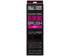Muc-Off Cleaning Supplies|Microfiber Detailing Brush Kit (Set of 3)