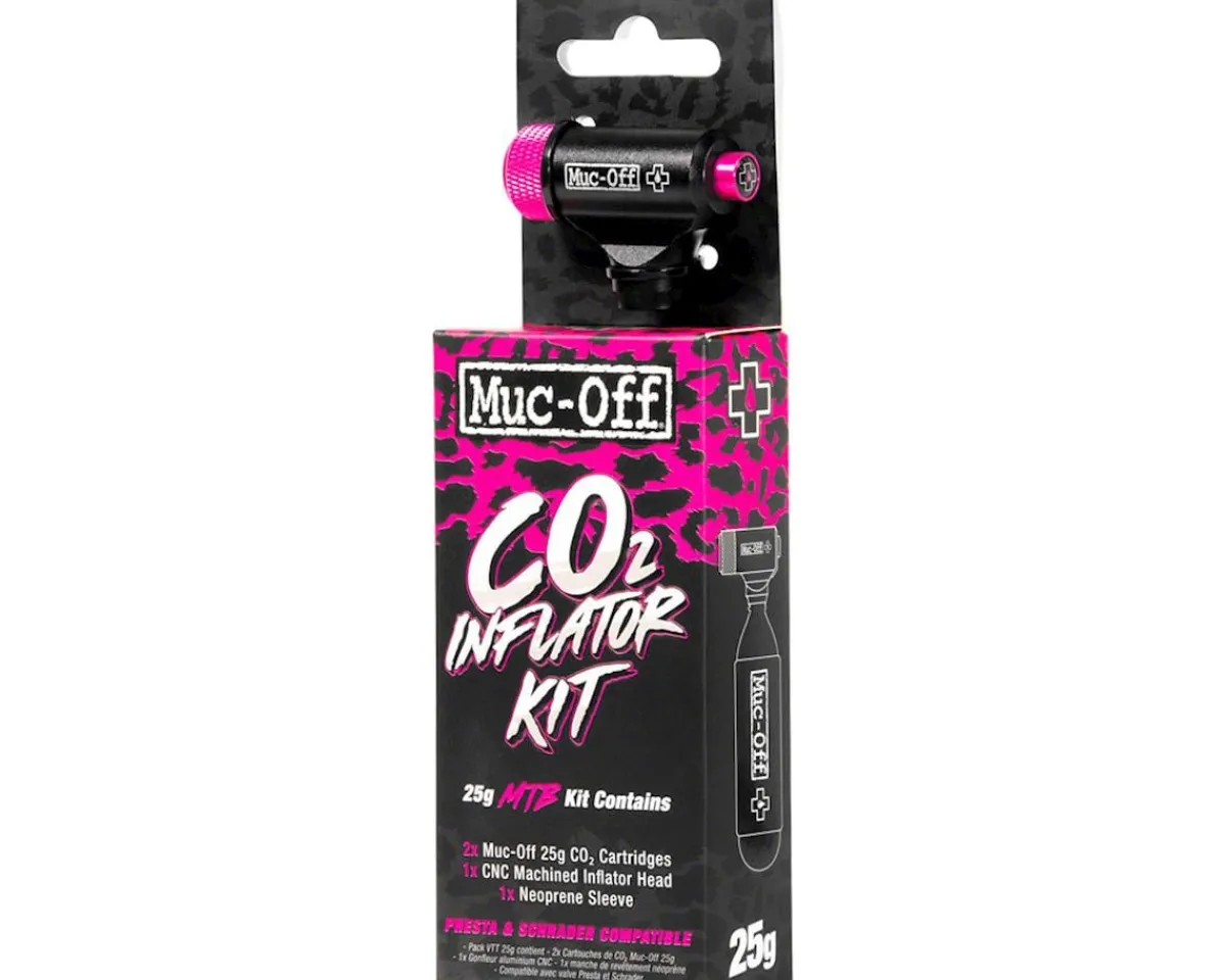 Muc-Off Pumps & Co2|Pumps & Co2|MTB Inflator Kit (w/ 25g Cartridges)