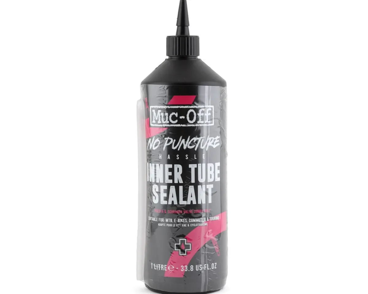 Muc-Off Tire & Tube Accessories|Holiday Shopping|No Puncture Hassle Inner Tube Sealant (1 Liter)