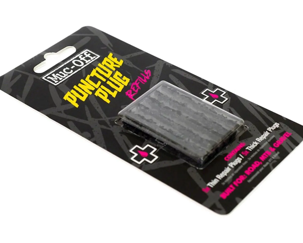 Muc-Off Tubeless Tire Tools|Tubeless Accessories|Puncture Plugs Refill Pack (Black)