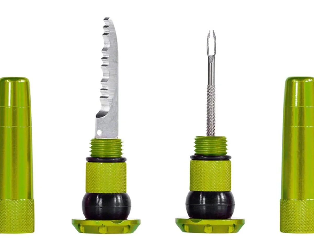 Muc-Off Tubeless Tire Tools|Tubeless Accessories|Stealth Tubeless Puncture Plugs (Green) (Pair)