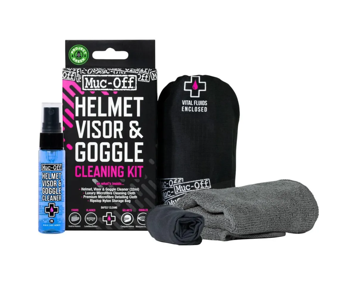 Muc-Off Sunglasses & Goggles|Visor/Lens/ Goggle Cleaning Kit (Version 2)