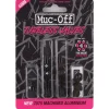Muc-Off Tubeless Tire Tools|Tubeless Accessories|V2 Tubeless Presta Valves (Black) (Pair) (44mm)