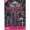 Muc-Off Tubeless Tire Tools|Tubeless Accessories|V2 Tubeless Presta Valves (Purple) (Pair) (44mm)