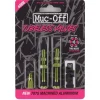 Muc-Off Tubeless Tire Tools|Tubeless Accessories|V2 Tubeless Presta Valves (Green) (Pair) (44mm)