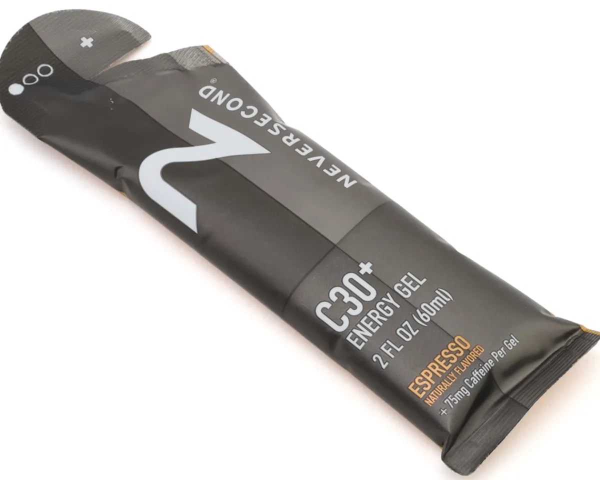 NEVERSECOND Nutrition & Skin Care|C30+ Caffeine Energy Gel (Espresso) (12 | 2.03oz Packets)