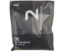 NEVERSECOND Nutrition & Skin Care|C90 High-Carb Drink Mix (Citrus) (8 | 3.31oz Packets)