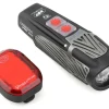 NiteRider Bike Lights|Lumina Pro 1000/Vmax+ Headlight & Tail Light Set (Black) (100/150 Lumens)
