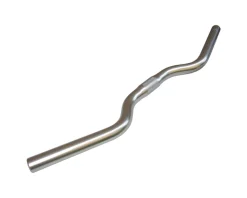 Nitto Handlebars|B206 Nordeast Handlebar (Silver) (25.4mm) (15mm Rise) (525mm) (20° Sweep)