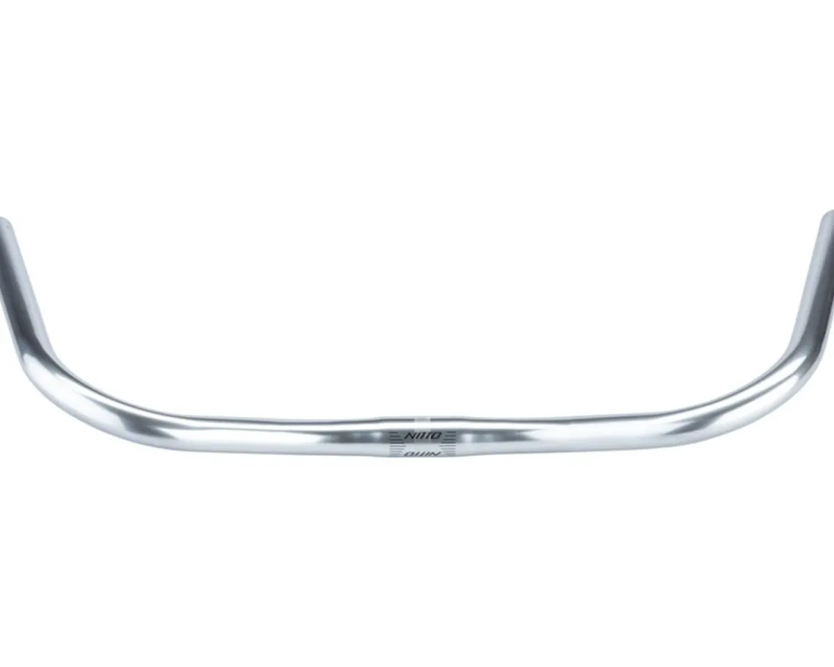 Nitto Handlebars|B352 North Road Handlebars (Silver) (25.4mm) (60mm Rise) (550mm) (60° Sweep)