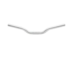 Nitto Handlebars|B259 Urban Riser Handlebar (Silver) (25.4mm) (50mm Rise) (500mm) (12° Sweep)