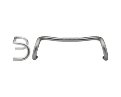 Nitto Handlebars|Grand Randonneur B132 Drop Handlebar (Silver) (25.4mm) (44cm)