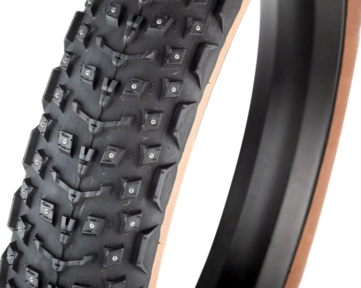 45NRTH Tires|Dillinger 5 Fat Bike Tire (Tan) (Tubeless) (60 TPI) (Studded) (26") (4.6")