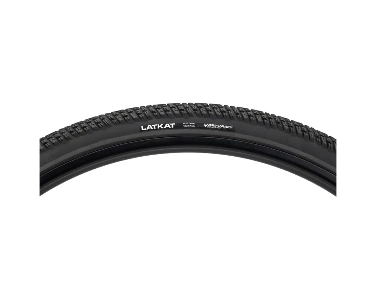 45NRTH Tires|Latkat Tubeless Winter Tire (Black) (700c) (40mm) (GripKraft)