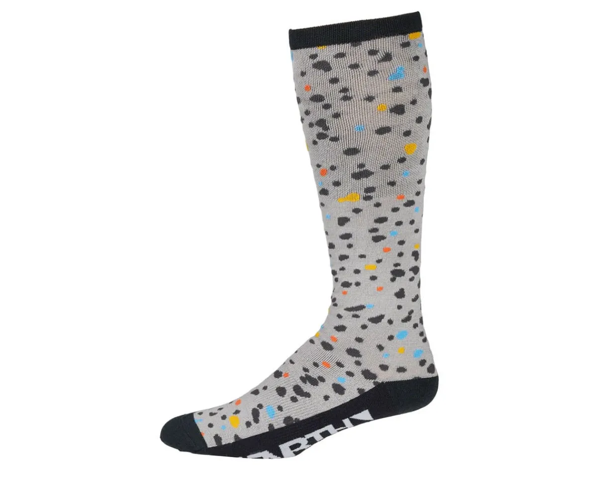 45NRTH Clothing Accessories|Shoes, Socks, & Footwear|Speck Heavyweight Knee High Wool Sock (Grey/Dark Blue) (S)