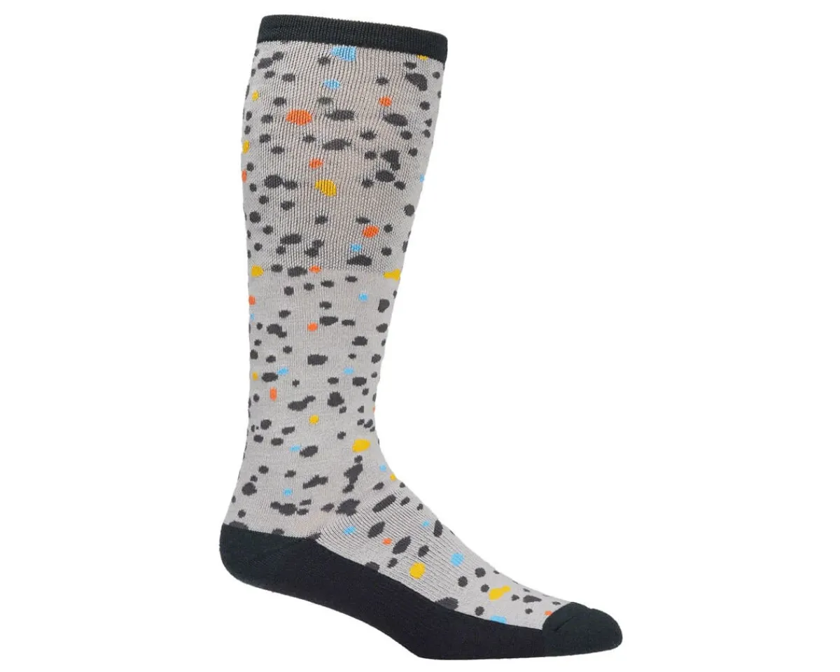 45NRTH Clothing Accessories|Shoes, Socks, & Footwear|Speck Heavyweight Knee High Wool Sock (Grey/Dark Blue) (S)