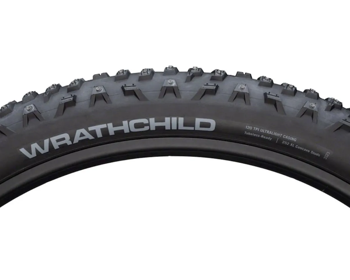 45NRTH Tires|Wrathchild Fat Bike Tire (Black) (Tubeless) (Studded) (29") (2.6") (120tpi)