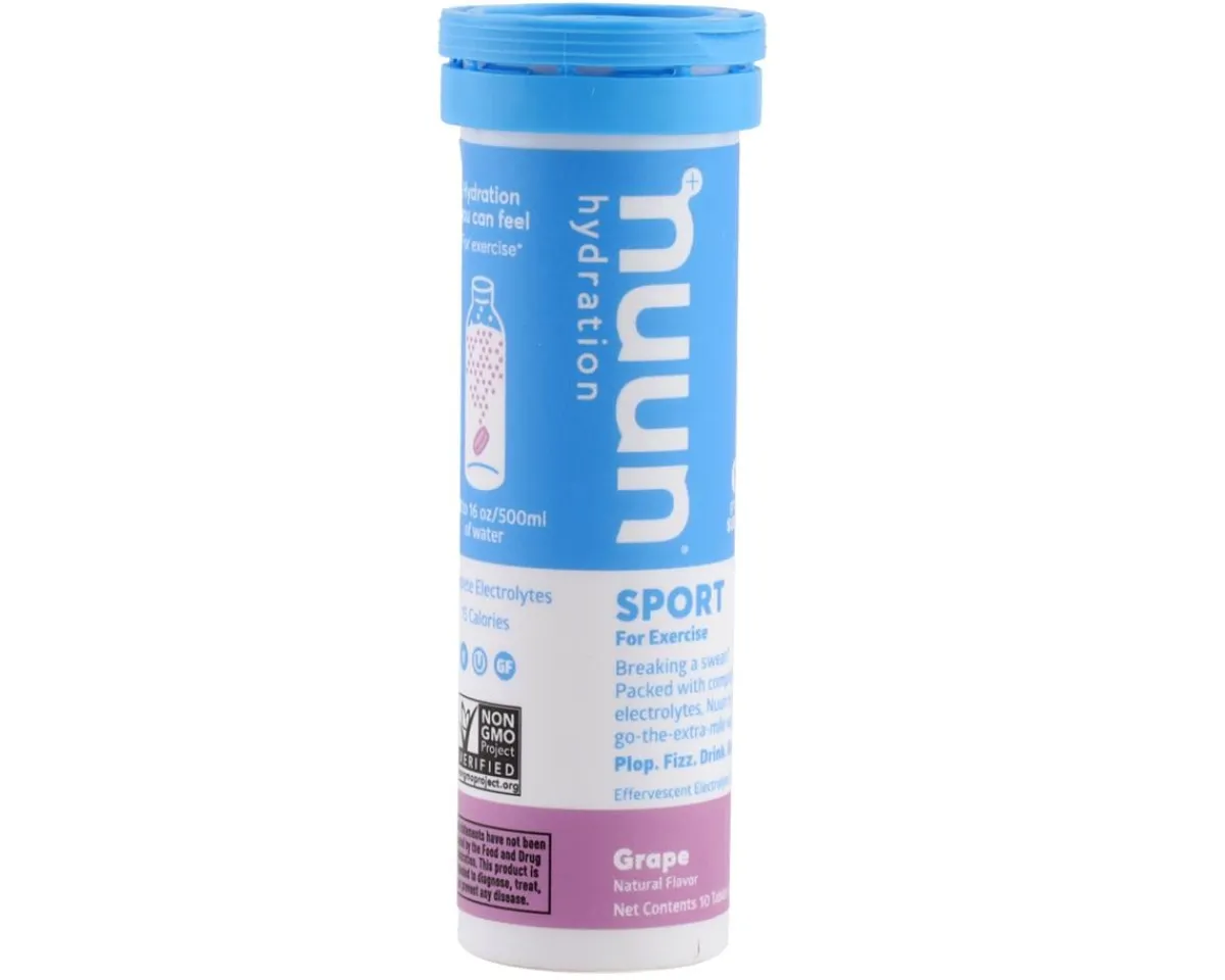 Nuun Nutrition & Skin Care|Sport Hydration Tablets (Grape) (8 Tubes)