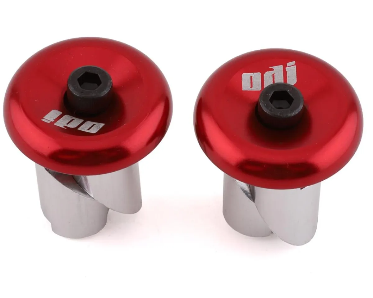 ODI Handlebars|Aluminum Bar Ends (Red) (Pair)