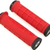 ODI Grips & Handlebar Tape|Elite Pro V2.1 Lock-On Grips (Red/Black) (130mm)