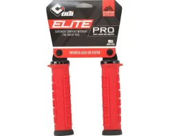 ODI Grips & Handlebar Tape|Elite Pro V2.1 Lock-On Grips (Red/Black) (130mm)