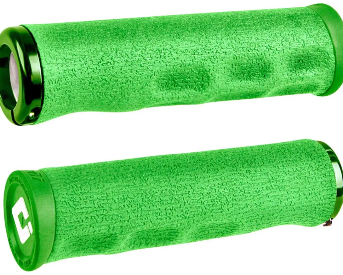 ODI Grips & Handlebar Tape|F-1 Dread Lock Grips (Green) (Lock On) (130mm) (Pair)