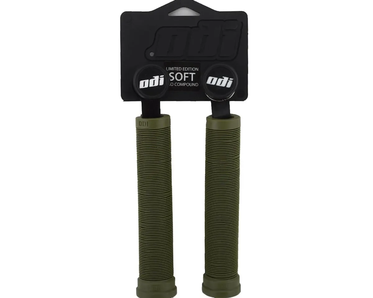 ODI Grips & Handlebar Tape|Longneck SLX Grips (Army Green) (Pair)