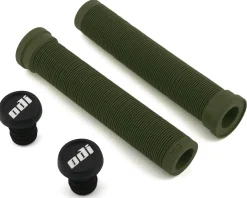 ODI Grips & Handlebar Tape|Longneck SLX Grips (Army Green) (Pair)