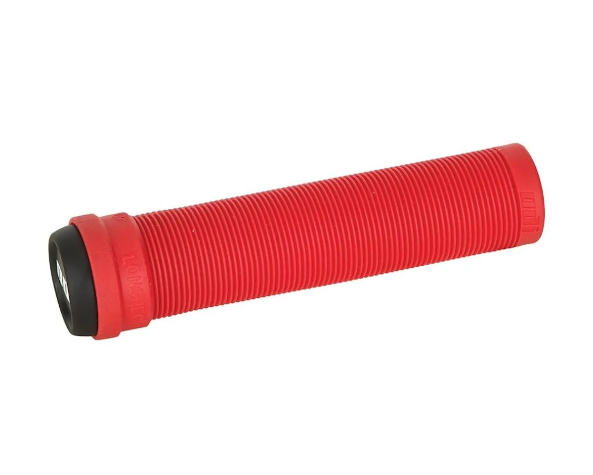 ODI Grips & Handlebar Tape|Longneck Soft Compound Flangeless Grips (Red) (135mm)