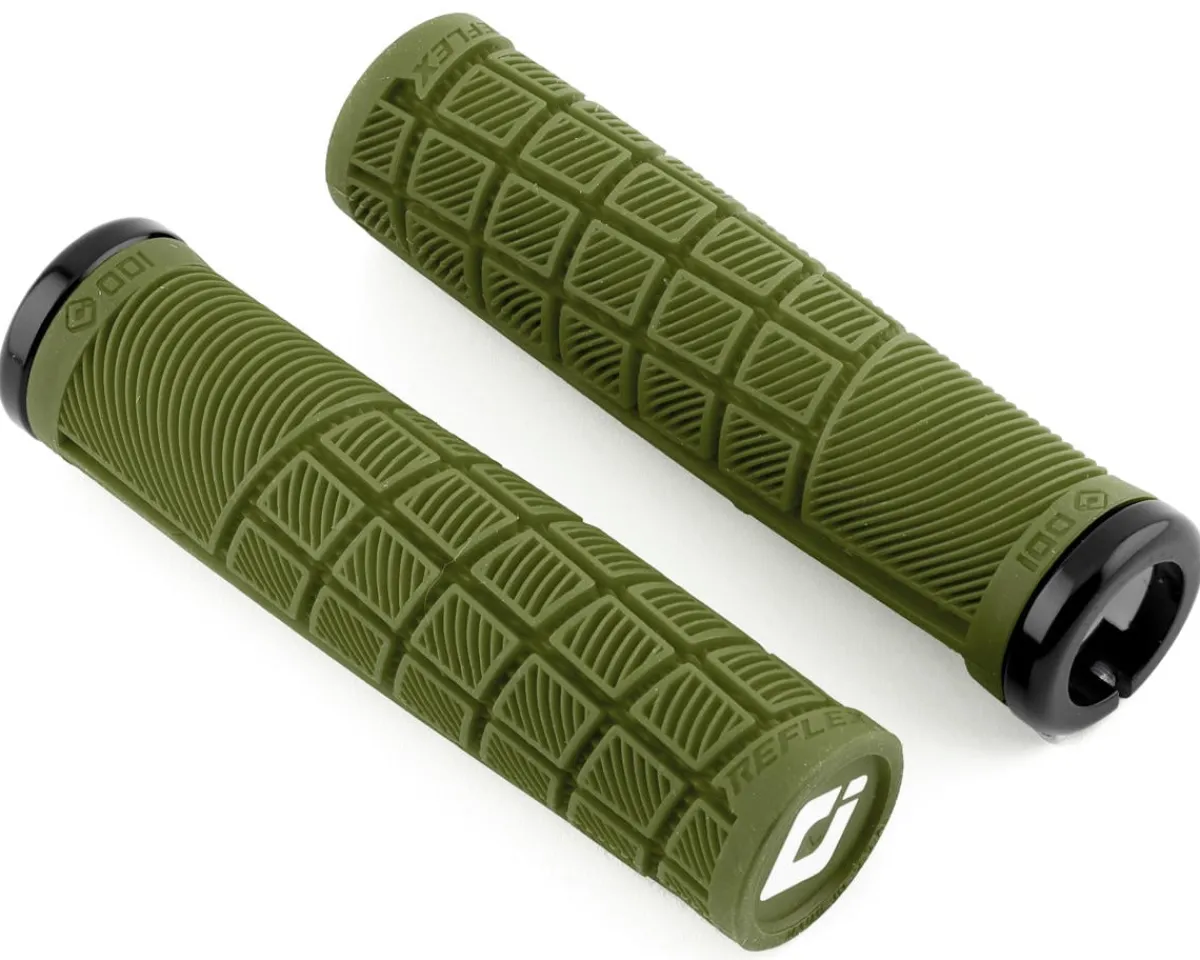 ODI Grips & Handlebar Tape|Reflex MTB Grips (Green) (Lock-On) (Regular)