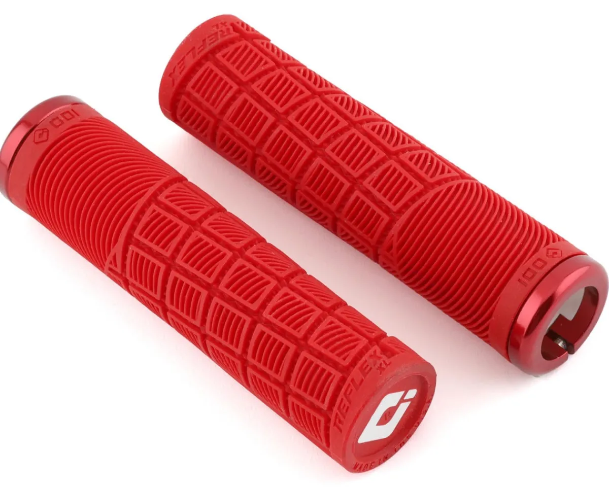 ODI Grips & Handlebar Tape|Reflex MTB Grips (Red) (Lock-On) (XL)