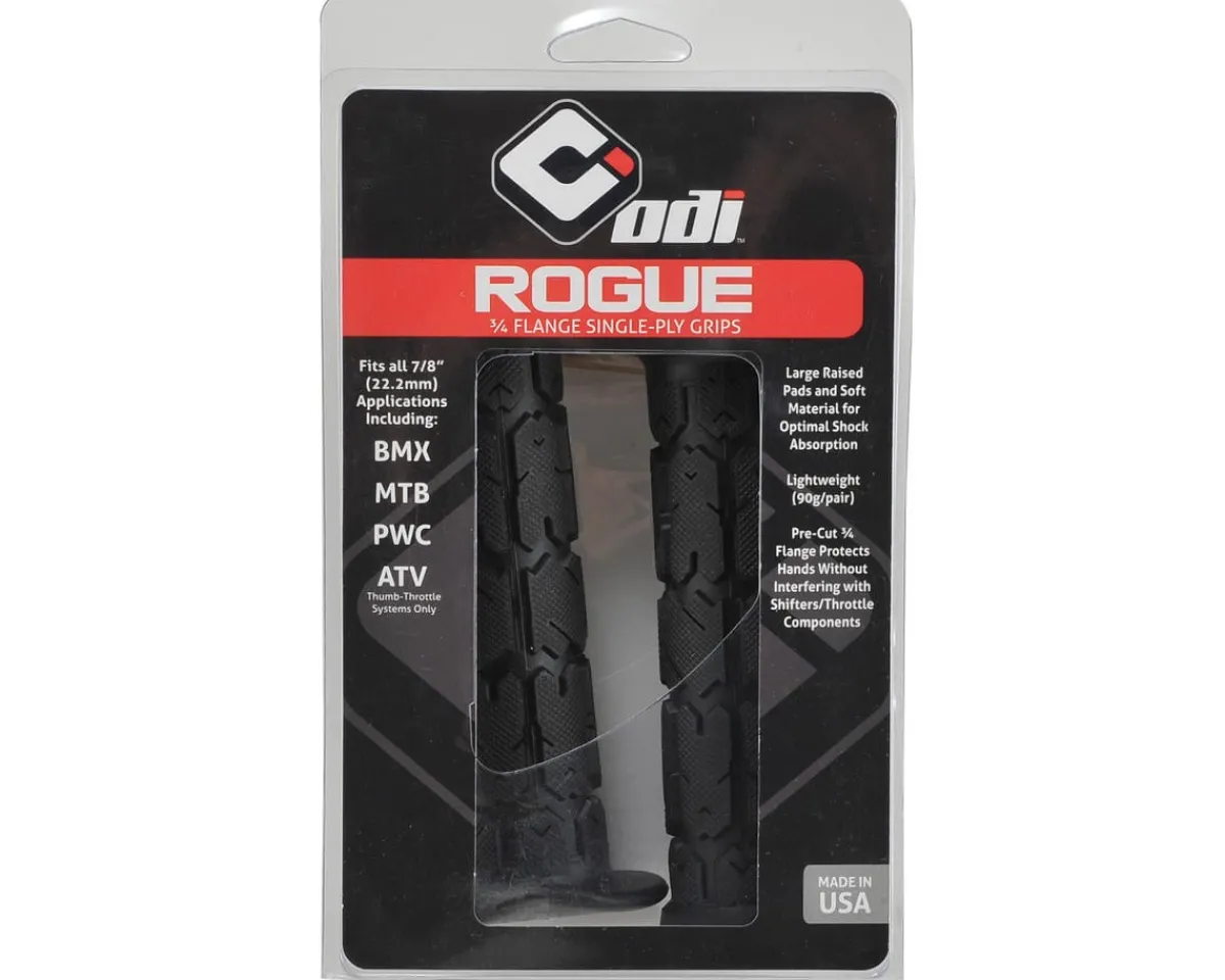 ODI Grips & Handlebar Tape|Rogue Grips (Black) (125mm)
