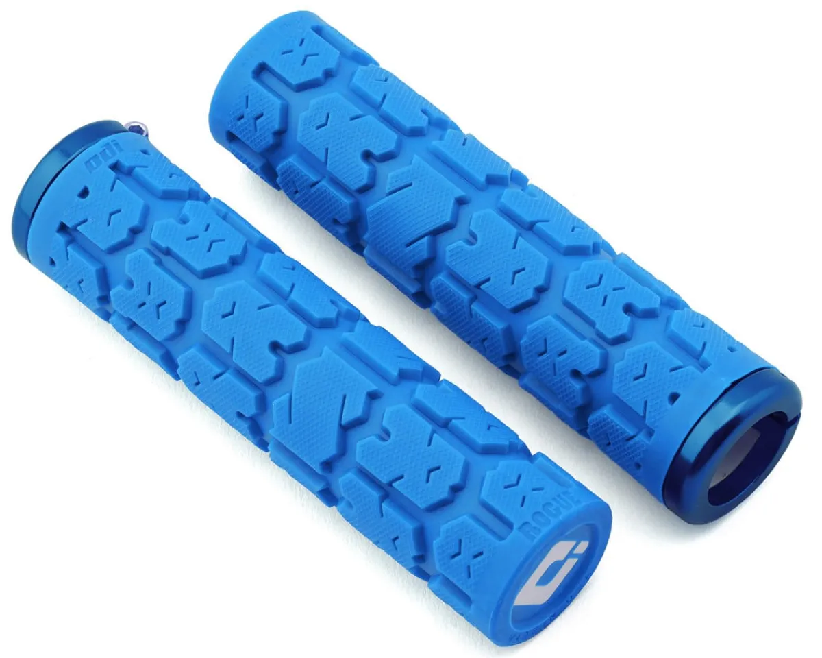 ODI Grips & Handlebar Tape|Rogue V2.1 MTB Grips (Blue) (Lock-On)