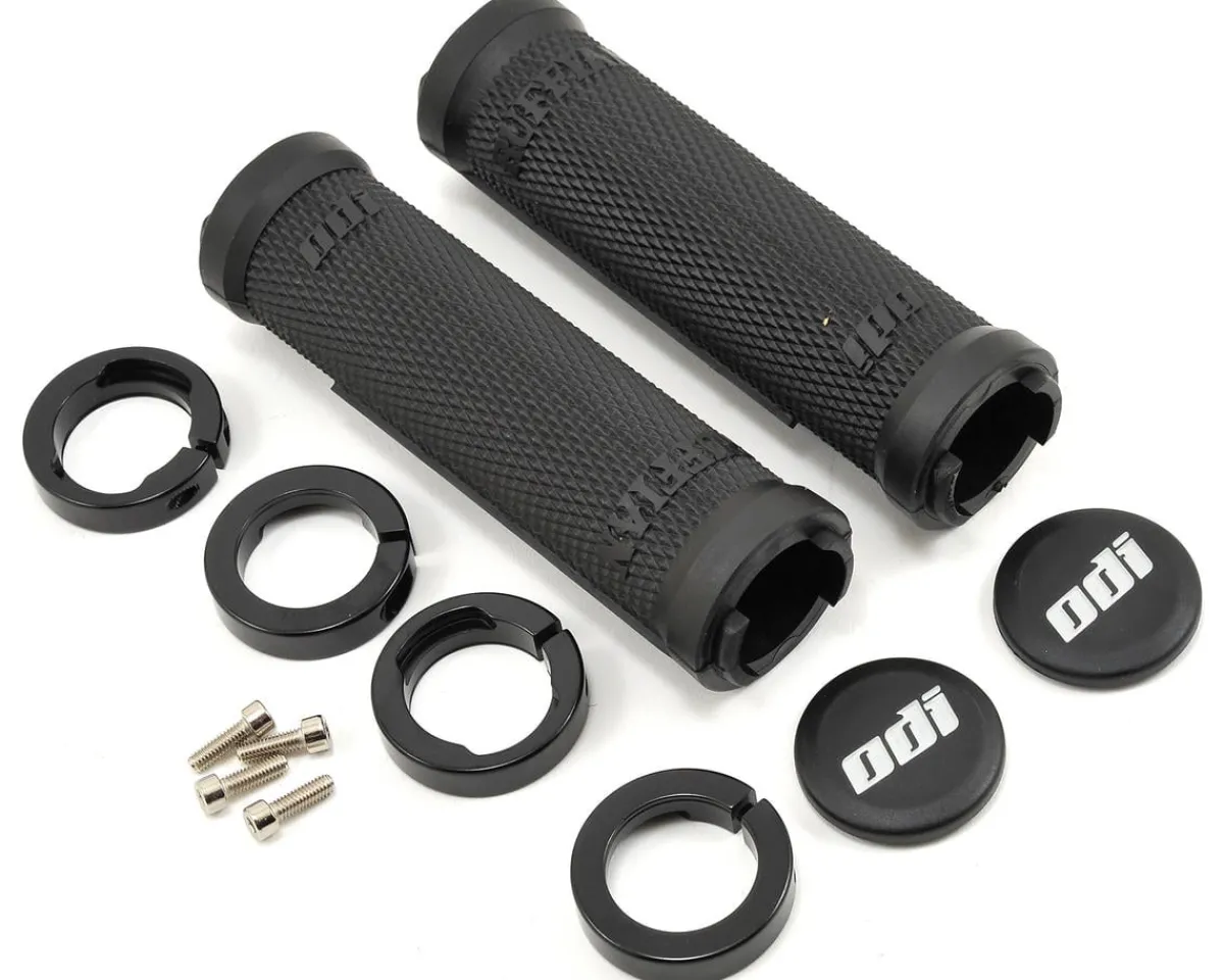 ODI Grips & Handlebar Tape|Ruffian MX Lock-On Grips (Black) (130mm)