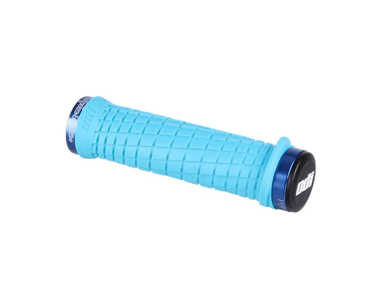 ODI Grips & Handlebar Tape|Troy Lee Designs Signature Series Lock-On Grip Set (Aqua/Blue) (130mm)