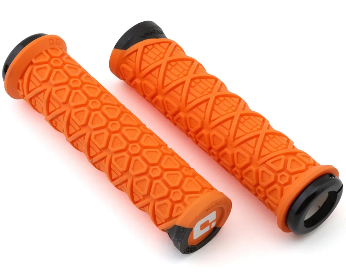 ODI Grips & Handlebar Tape|Vanquish Lock-On Grips (Orange/Black)