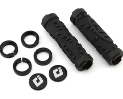ODI Grips & Handlebar Tape|Yeti Hard Core Lock-On Grips (Black) (120mm) (Bonus Pack)