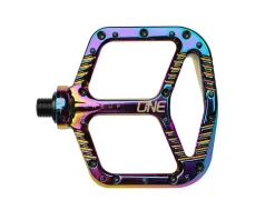 OneUp Components Pedals & Cleats|Aluminum Platform Pedals (Oil Slick) (9/16")