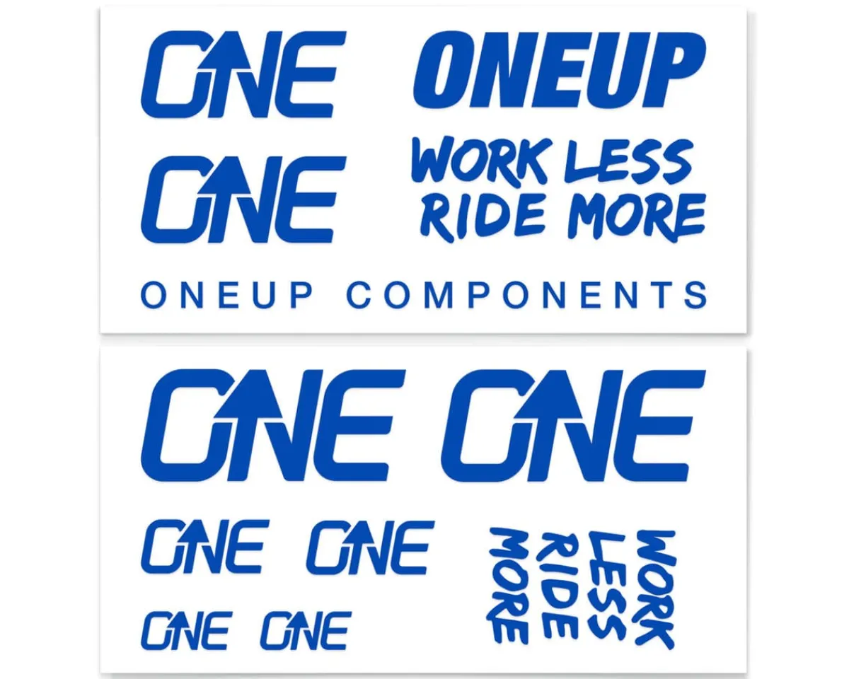 OneUp Components Frame Protection & Decals|Decal Kit (Blue)