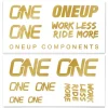 OneUp Components Frame Protection & Decals|Decal Kit (Gold)