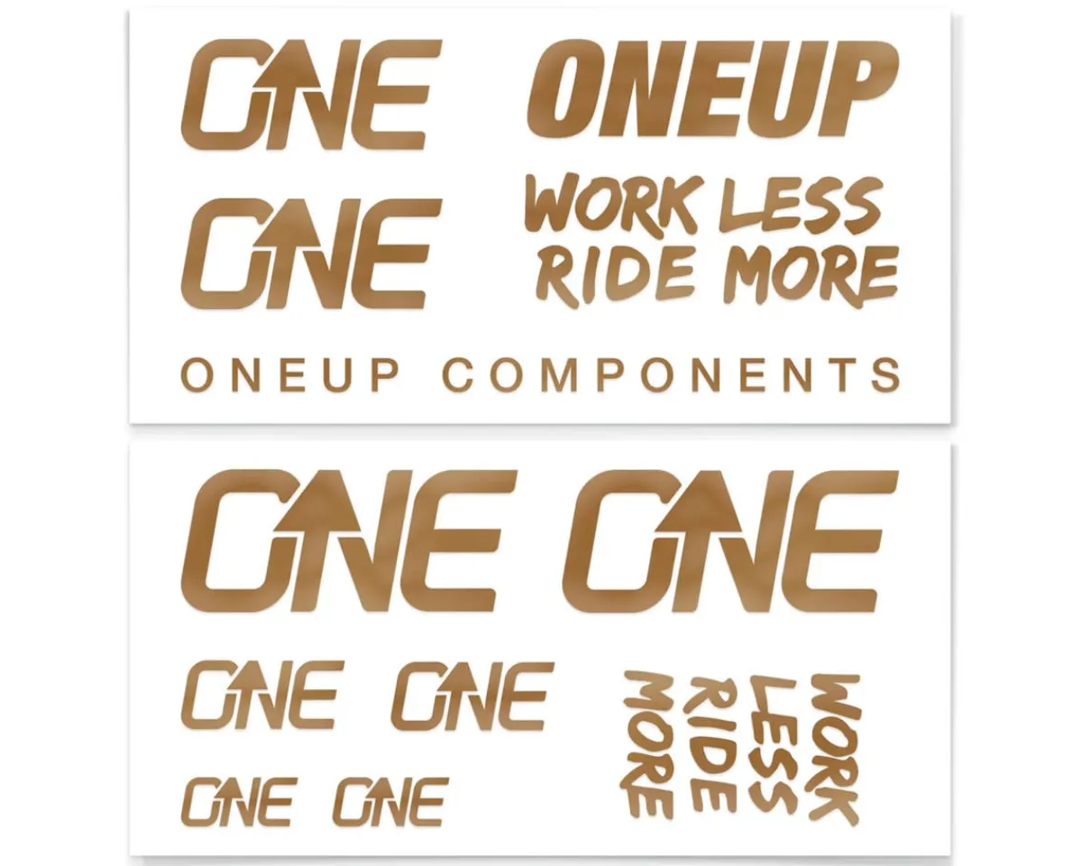 OneUp Components Frame Protection & Decals|Decal Kit (Matte Bronze)