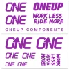 OneUp Components Frame Protection & Decals|Decal Kit (Purple)