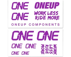OneUp Components Frame Protection & Decals|Decal Kit (Purple)