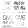 OneUp Components Frame Protection & Decals|Decal Kit (Silver)